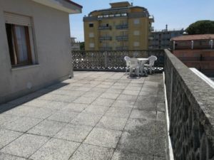 Small three-room apartment terrace